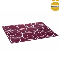Tábua de cozinha em vidro decorada