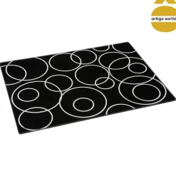 Tábua de cozinha em vidro decorada