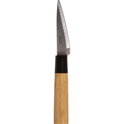 Tábua em bambu com 3 facas