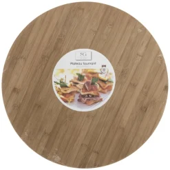 Tábua giratória em bambu