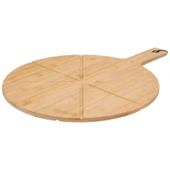 Tábua redonda para pizza em bambu 37cm