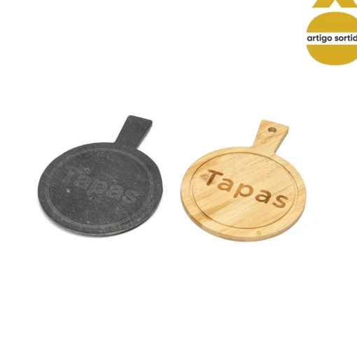 Tábua redonda para tapas