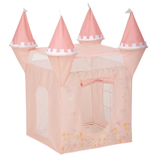 Tenda pop-up castelo rosa