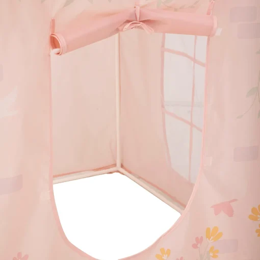 Tenda pop-up castelo rosa