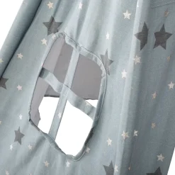 Tenda TIPI azul com estrelas