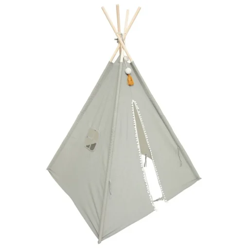 Tenda TIPI azul com pompons RAINBOW