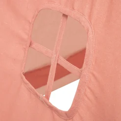 Tenda TIPI rosa com pompons rainbow