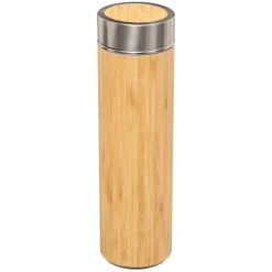 Termo para líquidos ISO em bambu com filtro 330ml