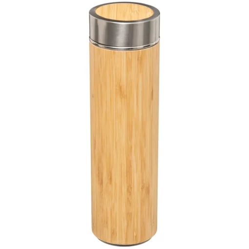 Termo para líquidos ISO em bambu com filtro 330ml