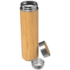 Termo para líquidos ISO em bambu com filtro 330ml