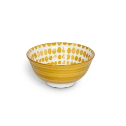Tigela ALIVE amarela de cerâmica 15,5cm