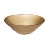 Tigela ATHENA dourada em vidro 15cm