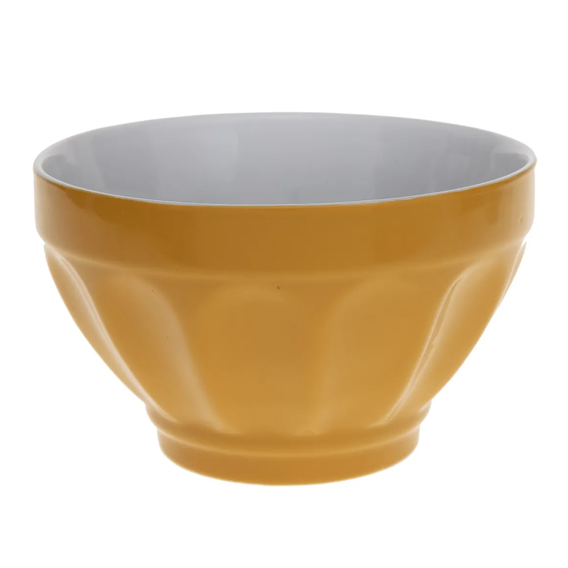 Tigela COLORAMA amarela de cerâmica 60cl