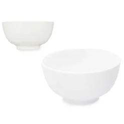 Tigela redonda branca em porcelana 16cm