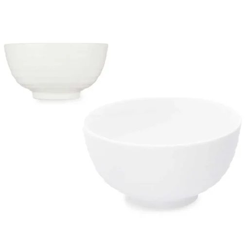 Tigela redonda branca em porcelana 16cm