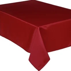 Toalha de mesa anti manchas vermelha