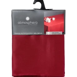 Toalha de mesa anti manchas vermelha