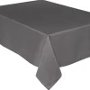 Toalha de mesa anti-manchas cinzenta