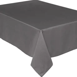 Toalha de mesa anti-manchas cinzenta