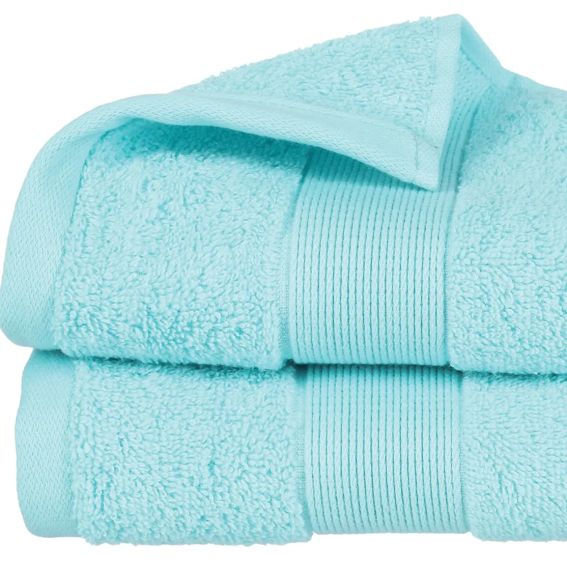 Toalha de mãos PRAIA azul claro 50x90cm