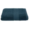 Toalha de mãos PRAIA azul escura 50x90cm
