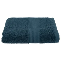Toalha de mãos PRAIA azul escura 50x90cm