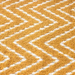 Toalha de mãos tribo ocre em algodão 50x100cm
