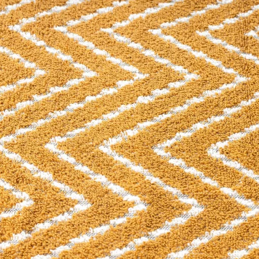 Toalha de mãos tribo ocre em algodão 50x100cm