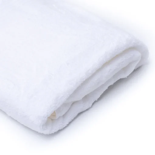 Toalha lençol de banho branco TIMELESS 100x150cm