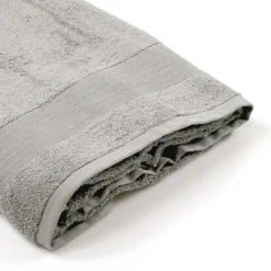 Toalha lençol de banho cinza TIMELESS 100x150cm