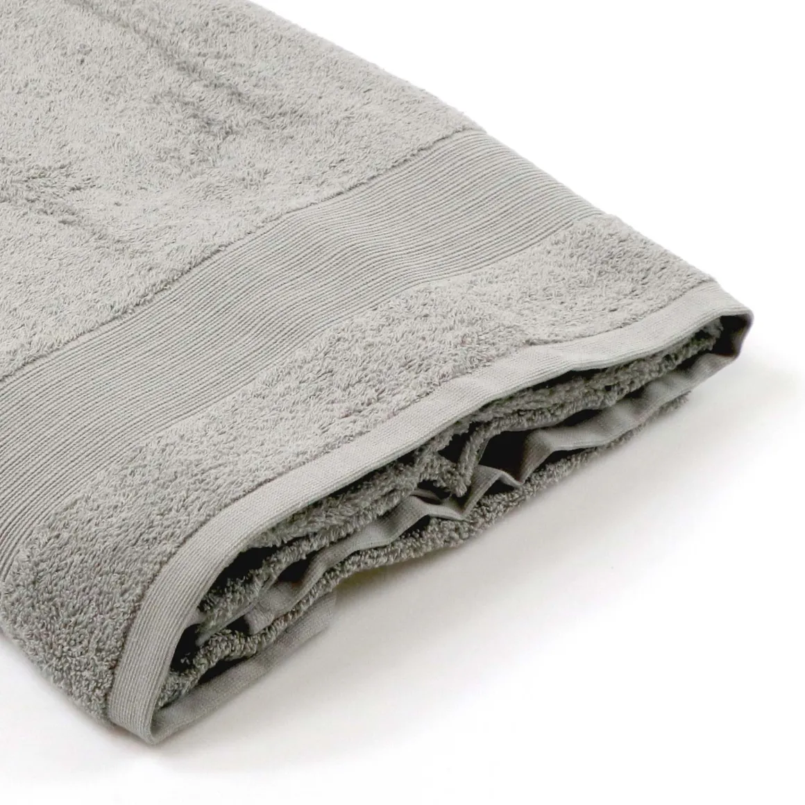 Toalha lençol de banho cinza TIMELESS 100x150cm