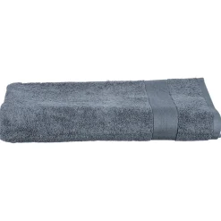 Toalha lençol de banho ESSENTIEL cinza escuro 100x150cm