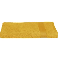 Toalha lençol de banho ESSENTIEL amarela 100x150cm