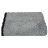 Toalha lençol de banho JOIA cinza escuro 100x150cm
