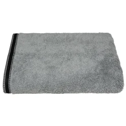 Toalha lençol de banho JOIA cinza escuro 100x150cm