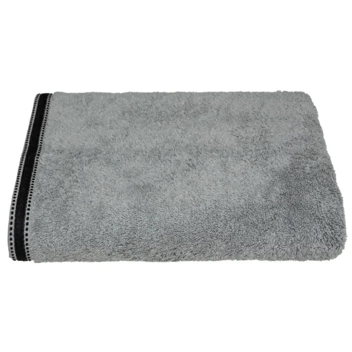 Toalha lençol de banho JOIA cinza escuro 100x150cm