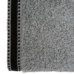 Toalha lençol de banho JOIA cinza escuro 100x150cm