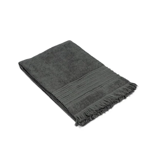 Toalha Lençol De Banho Mistery Cinza 100x150cm