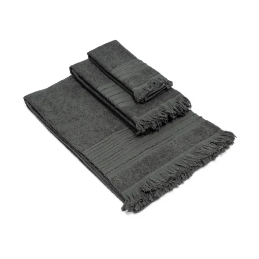 Toalha Lençol De Banho Mistery Cinza 100x150cm