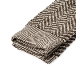 Toalha OLME castanha em algodão 30x50cm