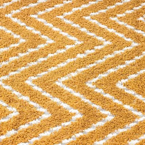 Toalha wc tribo ocre em algodão 30x50cm