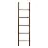 Toalheiro escada castanho em bambu 170cm