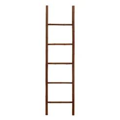 Toalheiro escada castanho em bambu 170cm