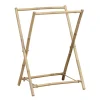 Toalheiro wc em bambu com 2 barras