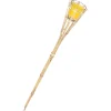 Tocha em bambu com vela citronela 76cm