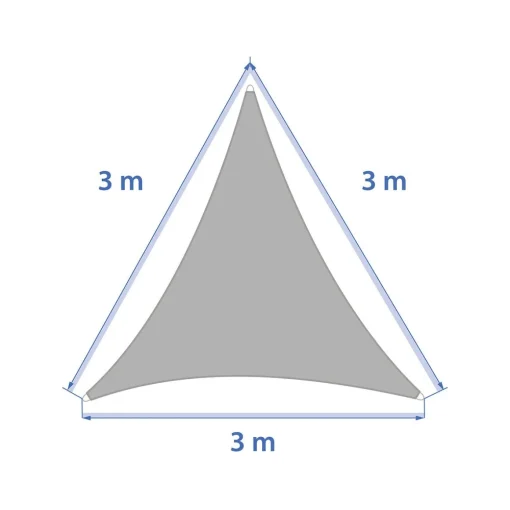 Toldo Solar Curacao Triangular 3x3M
