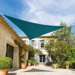 Toldo solar triangular SHAE azul 3x3m