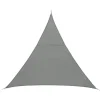 Toldo solar triangular SHAE cinza 3x3m
