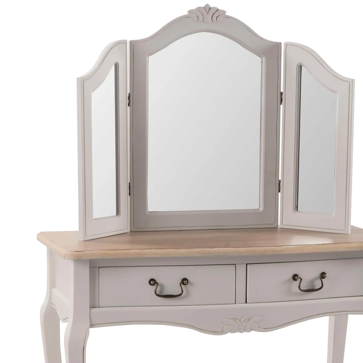 Toucador bela branco com espelho