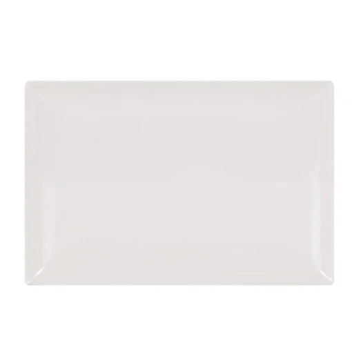 Travessa branca ELITE em cerâmica 20x30cm